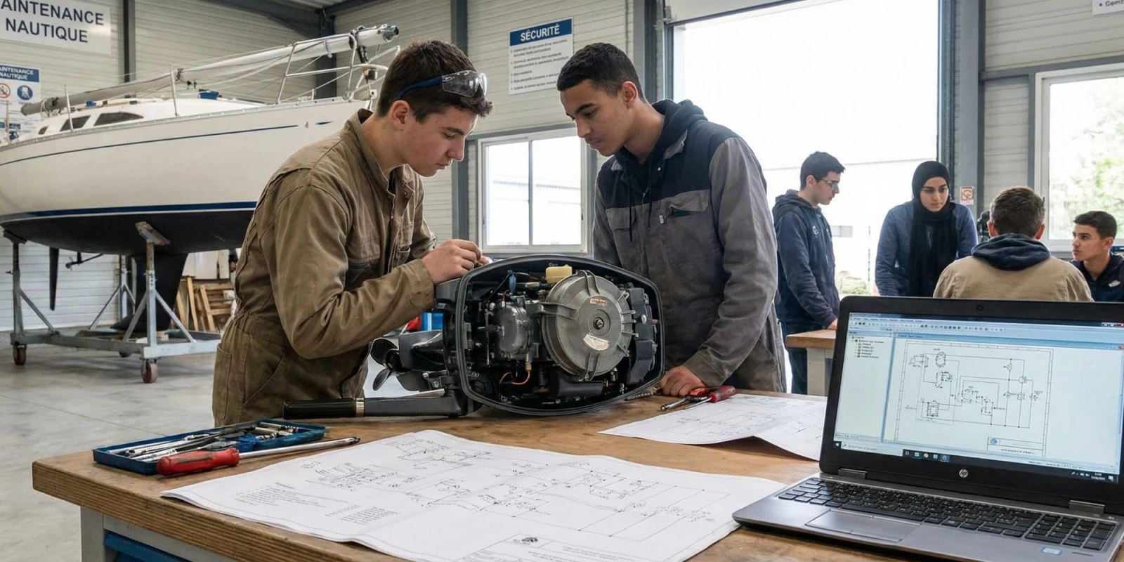 Matières du Bac Pro Maintenance Nautique : Programme Complet et Débouchés